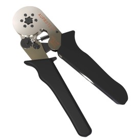 AUPROTEC Crimping Pliers 0.25-6 mm² Wire End Ferrules Pliers Hexagonal Crimping Pliers Self-Adjusting Cable Lug Pliers Crimping Pliers