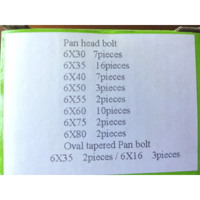 Honda Honda CB750 K/F Engine Cover Screw Kit! New JIS