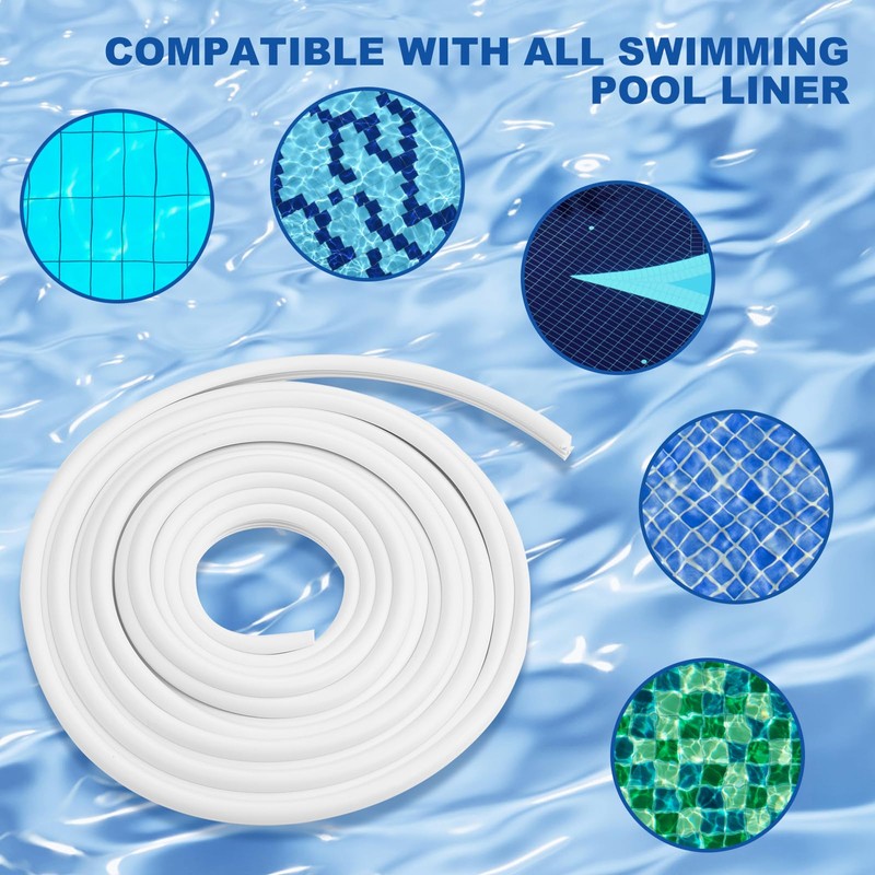 60 ft Swimming Pool Liner Lock, Bead Wedge Lock for