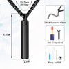 Dletay Urn Necklace for Ashes Stainless Steel Cremation Jewelry for