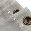 VOILYBIRD Palma Linen Textured Semi Sheer Curtains for Living Room