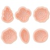 Heads JAR-CKM1 Cookie Mold Set, 6 Pieces, Jardin de Fleurs
