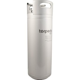 Torpedo Keg 6.1 Gallon Stainless Steel Ball Lock Corny Keg, Stackable Tank for Beer, Soda, Cold Brew Coffee