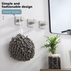 KOKOSIRI Bath Towel Hook Wall Mount Square Robe Hook Coat