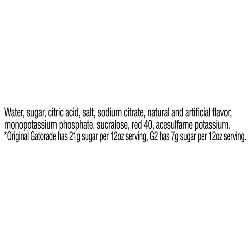 Gatorade G2 Thirst Quencher, Lower Sugar, Fruit Punch, 12 Ounce