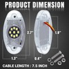 TMH 4 Pods White Strobe Rock Lights LEDs SMD Chips
