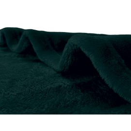 Bear & Panda Flannel Fleece Throw Blanket G Large Travel Sofa Bed Blanket Super Soft Fluffy Warm Throws Microfibre Blankeyrey (Emerald Green, 152 x 203 cm)