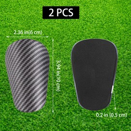 Yeemeen Pack of 2 Small Shin Pads, Football Shin Pads, Small Shin Pads, 10 x 6 cm, Mini Shin Pads, Football Protectors, Protective Equipment, Shin Pads for Children, Boys, Girls