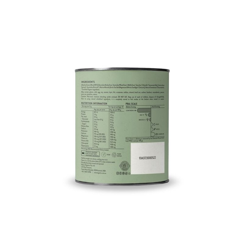 Nutra Naturals Clean Greens 200g
