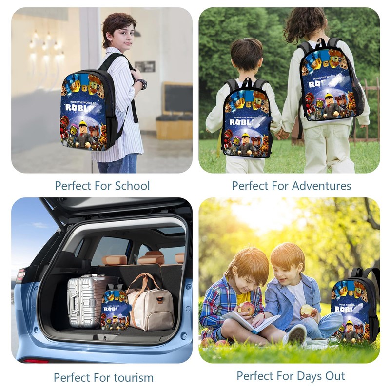 Robo Lox Backpack for Nursery, Cartoon Backpack for Girls and