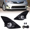 Shocklight Fog Lights Assembly Compatible With 2012 2013 2014 Camry