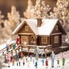 Namalu 140 Pcs Mini People Figurines 1: 25 1: 50