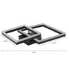 Gdrasuya10 Modern LED Ceiling Light, Flush Mount 78W Geometric Square