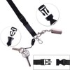 TOEECY Key Ring Set ID Holder Retractable Lanyard for Keys
