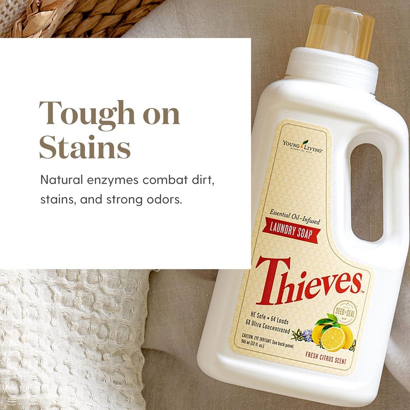 Young Living Thieves Ultra Concentrated Laundry Soap - Potent and