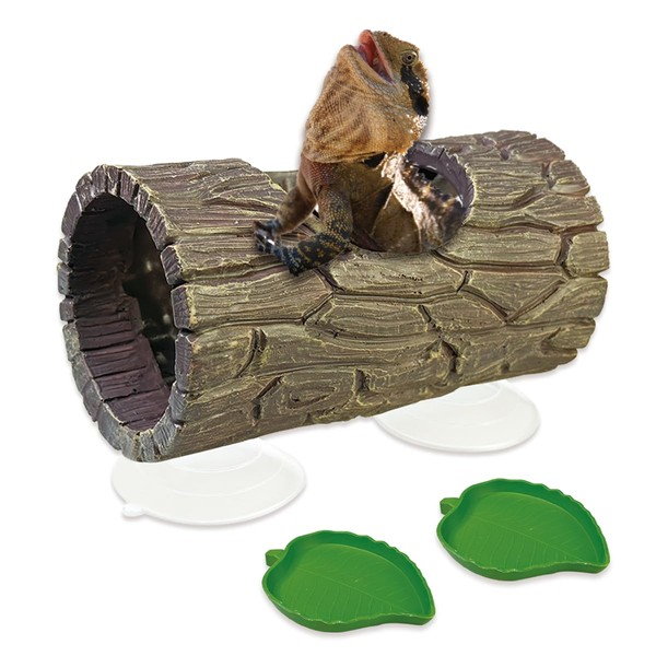 Hermit Crab Climbing Toy,Resin Reptile Hide with Suction Cups,Reptile Hide