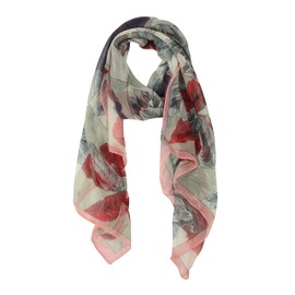 PANTONIGHT Long Chiffon Sheer Scarf Gradient Shaded Colors Lightweight Scarf For Womens (NO.729)