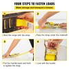 VEVOR E-Track Ratchet Strap, 8 Pack 2" x 15'Polyester Tie-Down