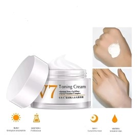 Crema Aclarante V7 Instantánea Aclara Unifica Tono De Piel
