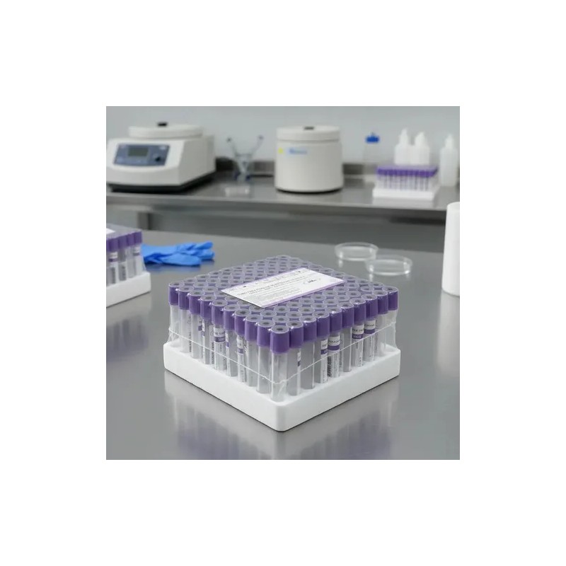 Tubo Lila 4ml Bmh Tipo Vacutainer Caja 100 Piezas