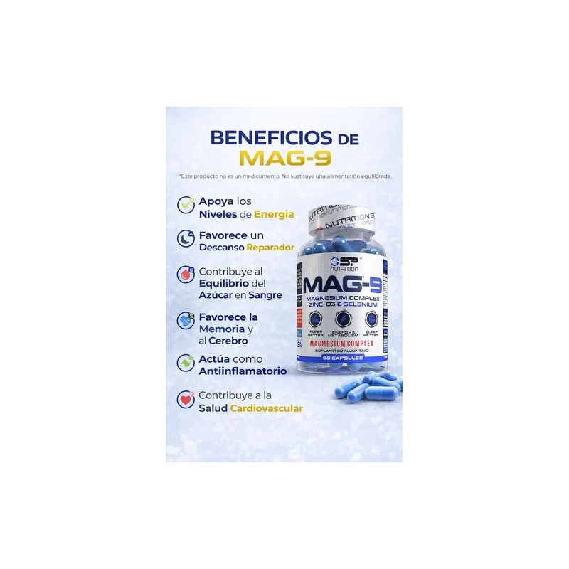 Mag Magnesio Complex Zinc Vitamina Selenio Cap