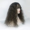 QIANCHUN Fluffy Curly Clip in Topper 40cm Natural Japanese Synthetic