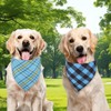 Agroon Dog Bandanas Small 2PCS, Summer Blue Boy Scarf, Durable