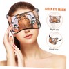Healeved Sleep Eye Cover d Animal Pattern Elastic Band Soft