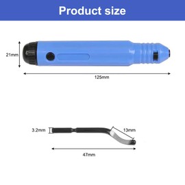 Universal deburring tool, deburrer, hand deburrer, 360° rotating blade cutting tool