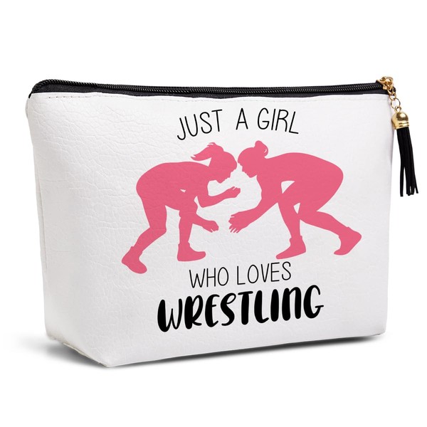 Pykfrhh Wrestling Gifts for Women Makeup Bag, Gifts for Wrestling