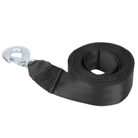 Dilwe Winch Strap, High Tensile Accessories for Boat Trailer, Trailer Winch, Polyester, Yacht Winch Strap, Trailer Winch Interchangeable Strap with Hook