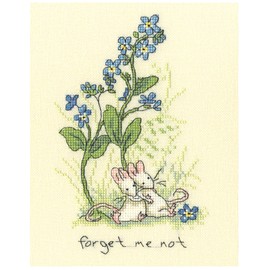 Bothy Threads Forget Me Not Counted Cross Stitch Kit