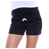 MijaCulture Summer Maternity Shorts with Belly Band 4091 - XL