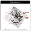 Pocket Door Lock with Edge Pull,Privacy Door Hardware Suitable for