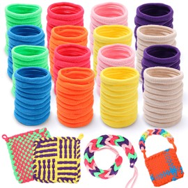 DDAI Weaving Loom Refill Loops Kit – Loom Refill Loops for Weaving Potholder Loom Kit - Arts and Crafts for Kids Ages 6 7 8-12 13 Girls Boys Adults - Crafts Supplies 224 PCS in 8 Bright Colors