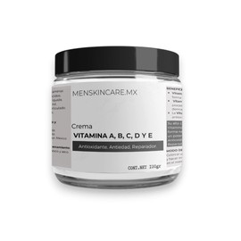 100gr Crema vitaminas para Hombres; Antioxidante, Antiedad,Reparador.