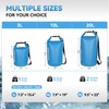 MARCHWAY Floating Waterproof Dry Bag Backpack 5L/10L/20L/30L/40L, Roll Top Sack