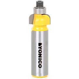 YONICO Cove Router Bits Edge Forming 1/8-Inch Radius 1/2-Inch Shank 13151