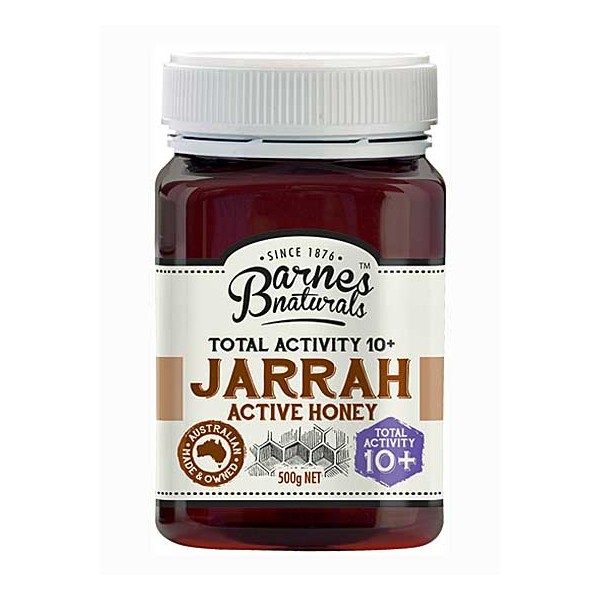 Barnes Naturals Active Jarrah Honey Total Activity 10+ 500g