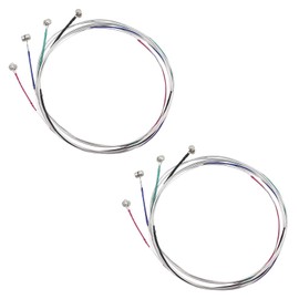 Violin String Set, 2 Sets 4/4 Violin Strings Universal Set, Violin Strings Universal Full Set, Replacement Steel Strings for 4/4 Violins, Violin Steel Core Strings, G/D/A/E Violin Steel Strings