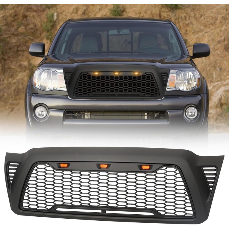 2005 Front Grille Compatible with 2005-2011 Tacoma Mesh Grille with