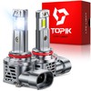 TOPIK 2PCS 9005 LED Light Bulbs, 800% Brighter Than Halogen,