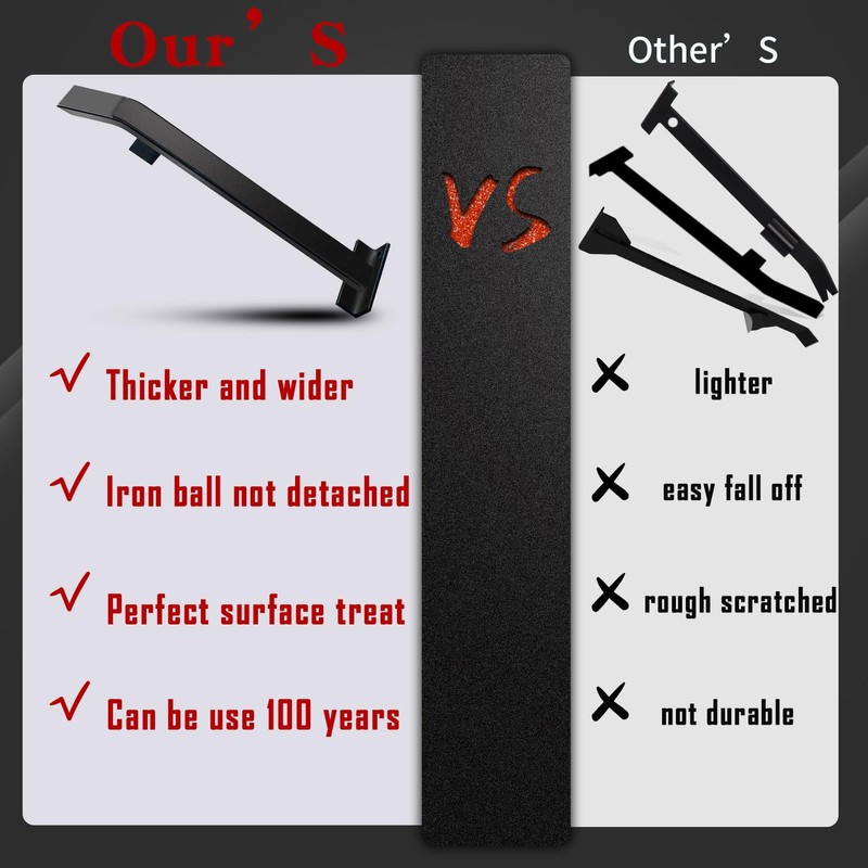 NAACOO Heavy Duty Pull Bar and Pry Bar, Flooring Tools,