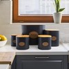 MegaChef Kitchen Food Storage and Organization 5 Piece Canister Set