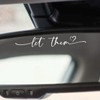 3X Let Them Mental Health Awareness Rearview Mirror Sticker, Self