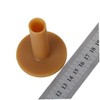 OHPHCALL 5pcs Rubber Golf Tees Durable Coffee Color Lightweight Design