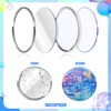 JMZYJZH 24Pcs Colourful Disco Ball Compact Mirror, Round Disco Makeup