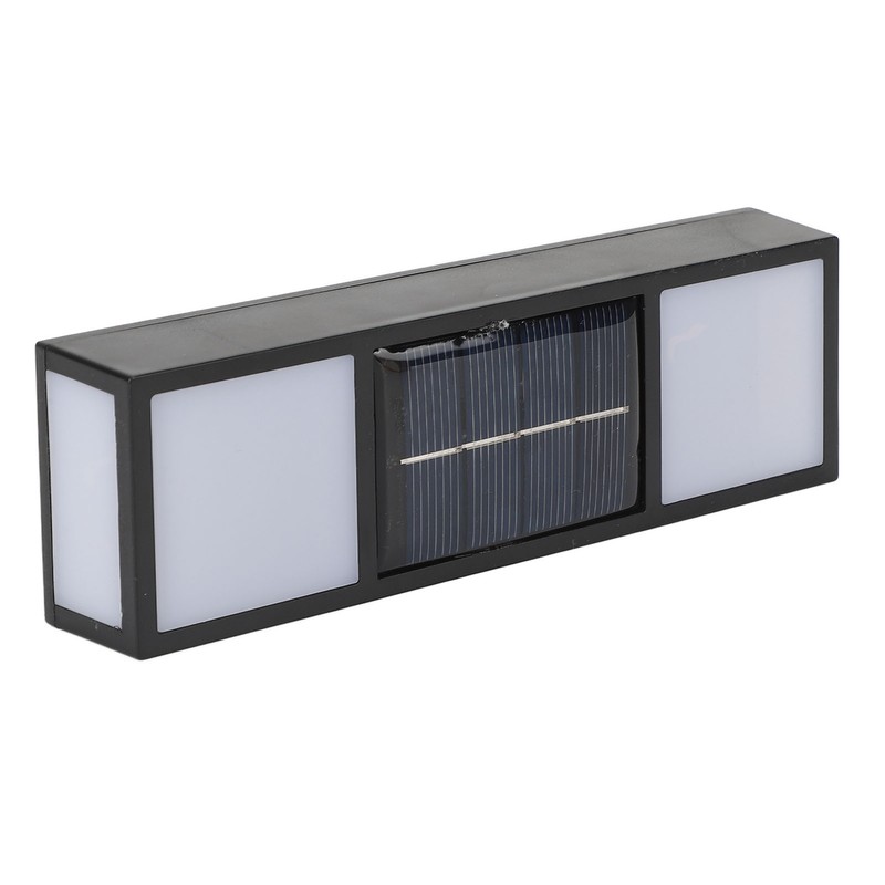 2 Sets Solar Wall Lamp IP65 Protection Grade Bidirectional Multifunctional