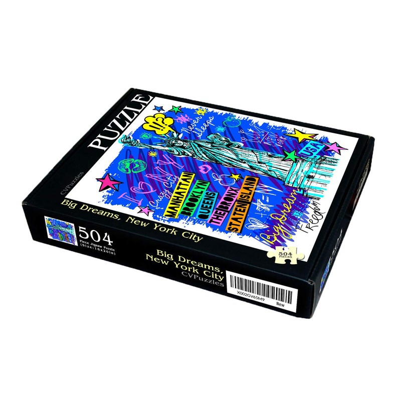 CVPuzzles Big Dreams, New York City 504 Piece Jigsaw Puzzle