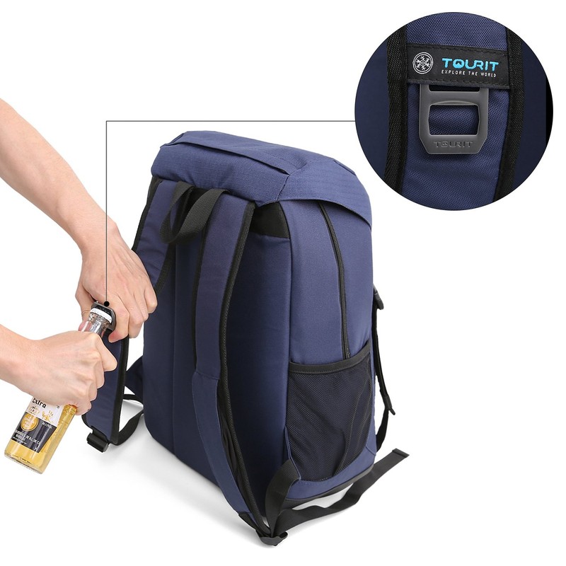 TourIt nsulated Cooler Backpack Picnic Cooler 28 Cans (TR0260010A031), Navy